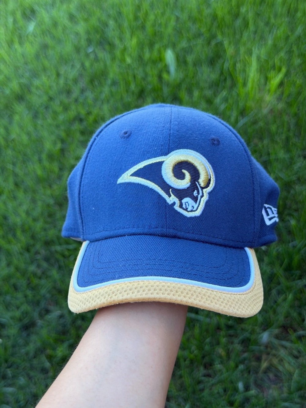 Toddler New Era Blue & Gold Rams Logo Baseball Cap